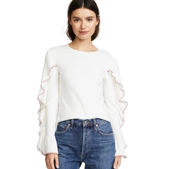 Club Monaco Sancerie Ruffle Sleeve 